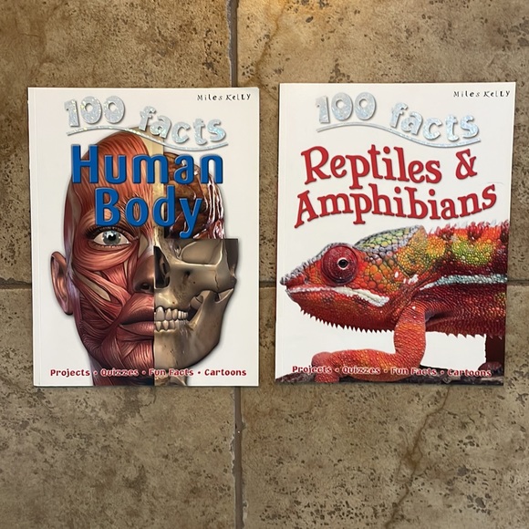 Set of 9 Like New 100 Facts Softcover Books by Miles Kelly -Nature, Animals - Picture 2 of 5